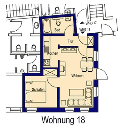 Apartament Deichhof Whg 